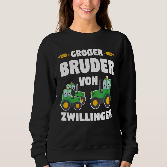 Sweatshirt Big Brother De Twins Tracteur Bauer (Devant)