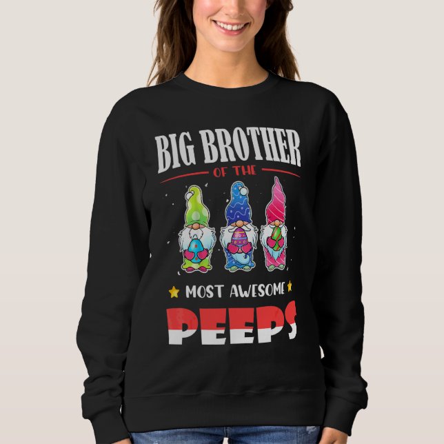 Sweatshirt Big Brother Des Gnomies Les Plus Belles Gnome (Devant)