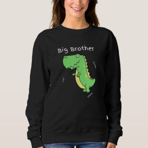 Sweatshirt Big Brother Funny T Rex Dinosaur Pour Les Garçons
