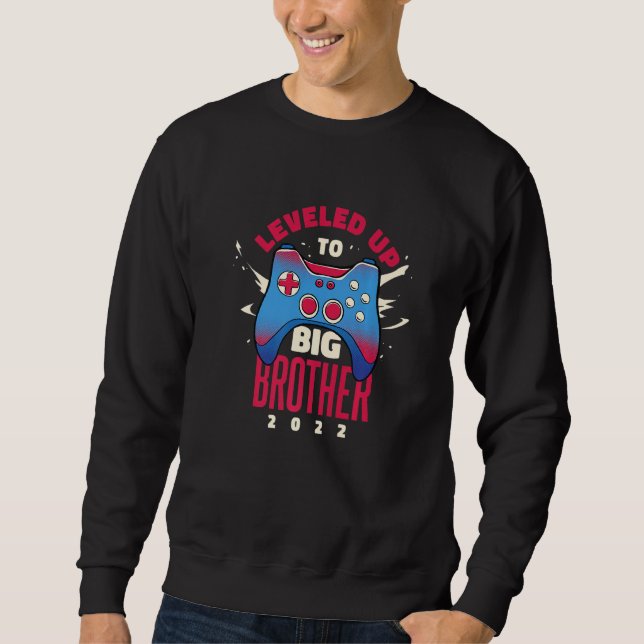 Sweatshirt Big Brother Gaming Best Brother Gamer Vidéo de jeu (Devant)