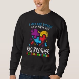 Sweatshirt Big Brother Sensibilisation sur l'autisme Je Suis