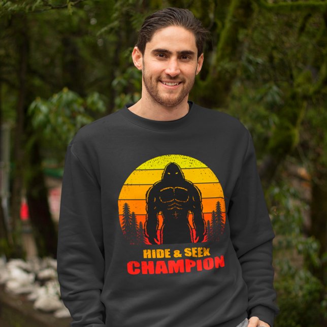 Sweatshirt Bigfoot Cacher Et Chercher Champion Drôle Cadeau D (Créateur téléchargé)