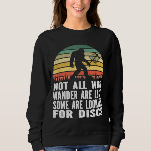 Sweatshirt Bigfoot Disque Golf Sasquatch Yeti Frisbee Golf Ul