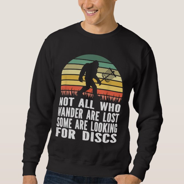 Sweatshirt Bigfoot Disque Golf Sasquatch Yeti Frisbee Golf Ul (Devant)