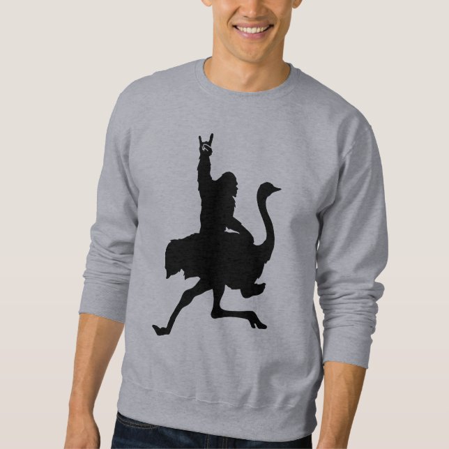 Sweatshirt Bigfoot équitation Ostrich (Devant)