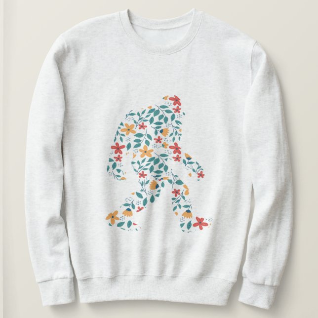 SWEATSHIRT BIGFOOT FLORAL (Design devant)