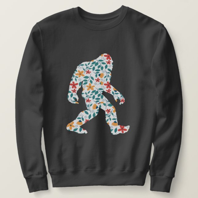 SWEATSHIRT BIGFOOT FLORAL (Design devant)