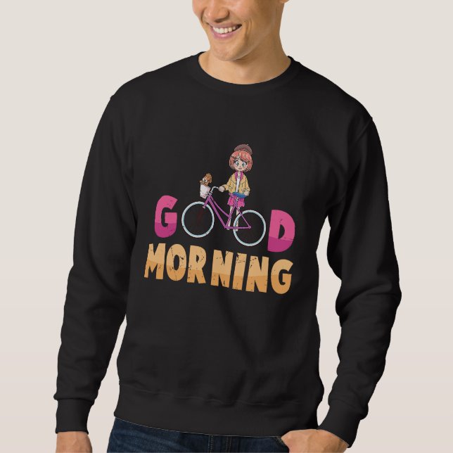 Sweatshirt Bike  Good Morning  Biker  Exercise  Workout  Athe (Devant)
