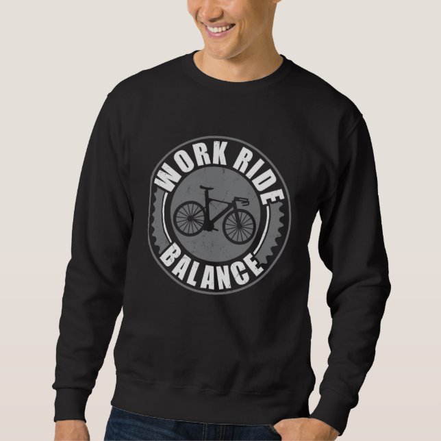 Sweatshirt Bike Work Ride Balance Cycling Bicycle Rider (Devant)