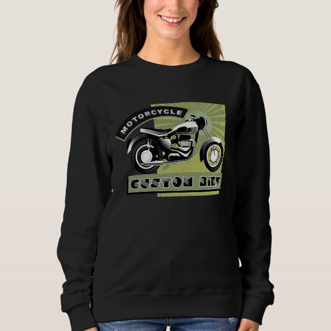 Sweatshirt Biker Clothing Ride Legendary Motorcycles (Devant)