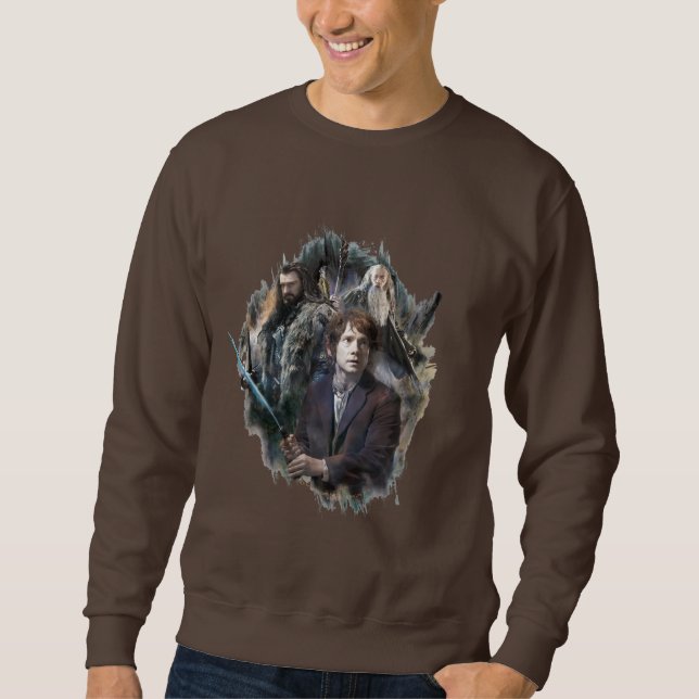 Sweatshirt BILBO BAGGINS™, Thorin et Gandalf (Devant)