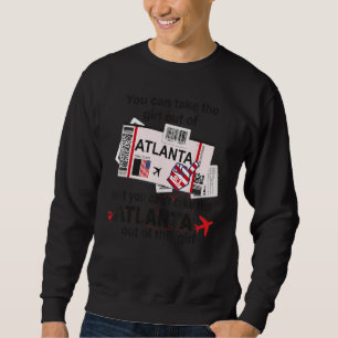 Sweatshirt Billet d'avion Atlanta Girl d'Atlanta Boarding