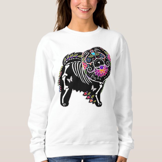 Sweatshirt BINDI SUGARSKULL Chow dog- CHOISIR style (Devant)