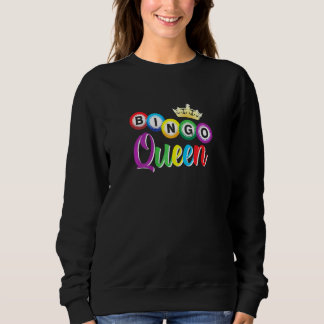 Sweatshirt Bingo Ballons femmes Reine de bingo