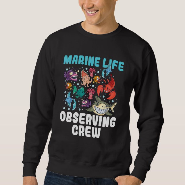Sweatshirt Biodiversité des poissons marins conservation de l (Devant)