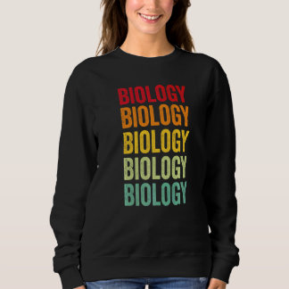 Sweatshirt Biologie Biologie Amateur Arc-en-ciel