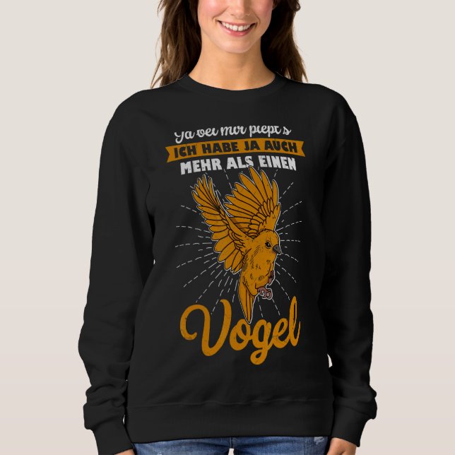 Sweatshirt Biologiste canarien des oiseaux chanteurs Canaries (Devant)