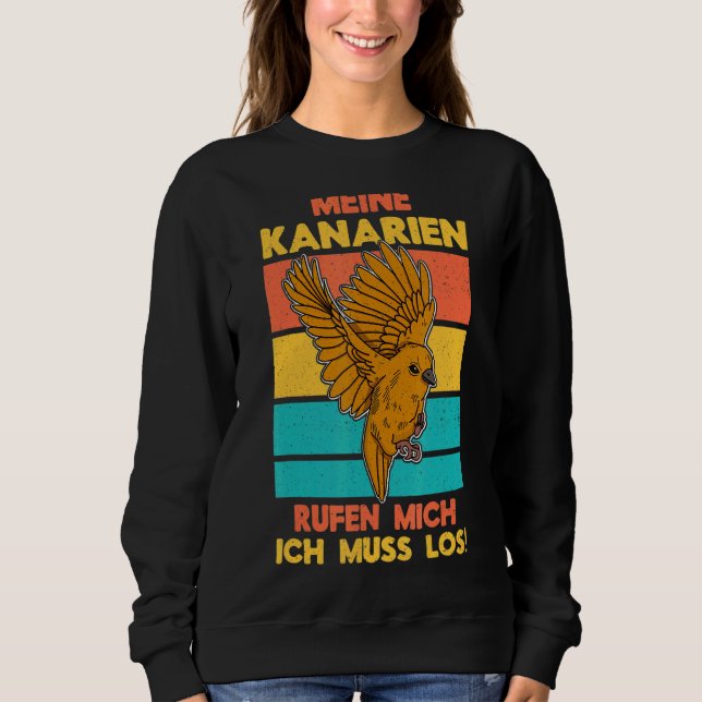 Sweatshirt Biologiste canarien des oiseaux chanteurs Canaries (Devant)