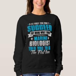 Sweatshirt Biologiste de la marine J'ai résolu des problèmes