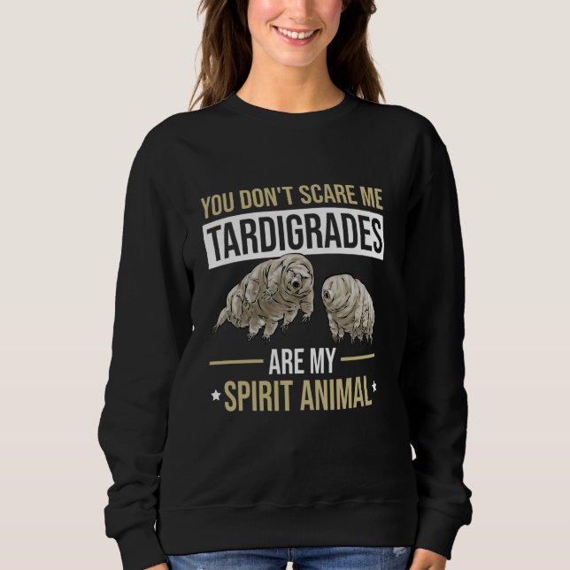 Sweatshirt Biologiste de l'ours d'eau Tardigrade Microbiologi (Devant)