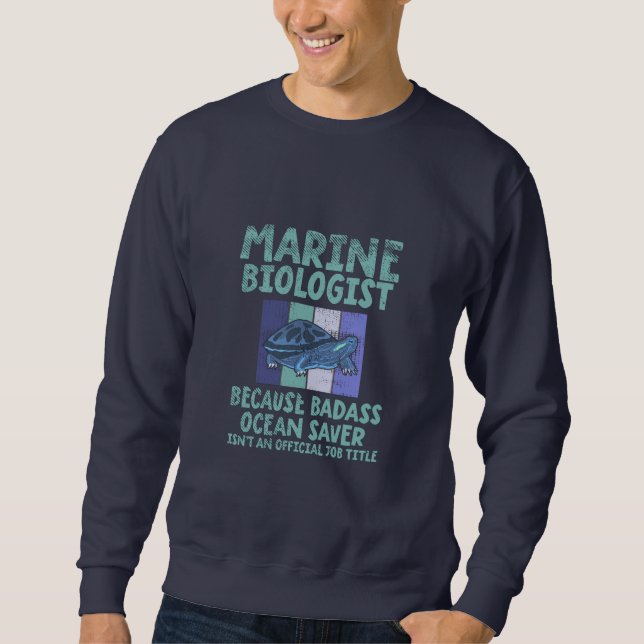 Sweatshirt Biologiste marin Biologie marine (Devant)