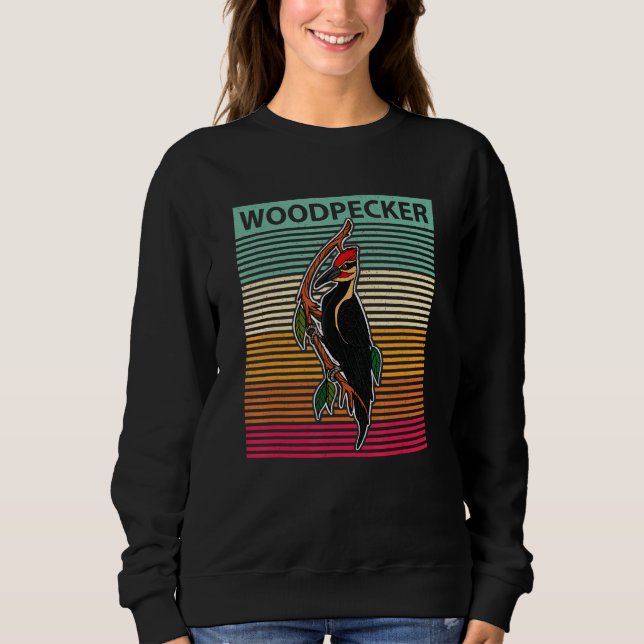 Sweatshirt Biologiste ornithologue Oiseaux de pics forestiers (Devant)
