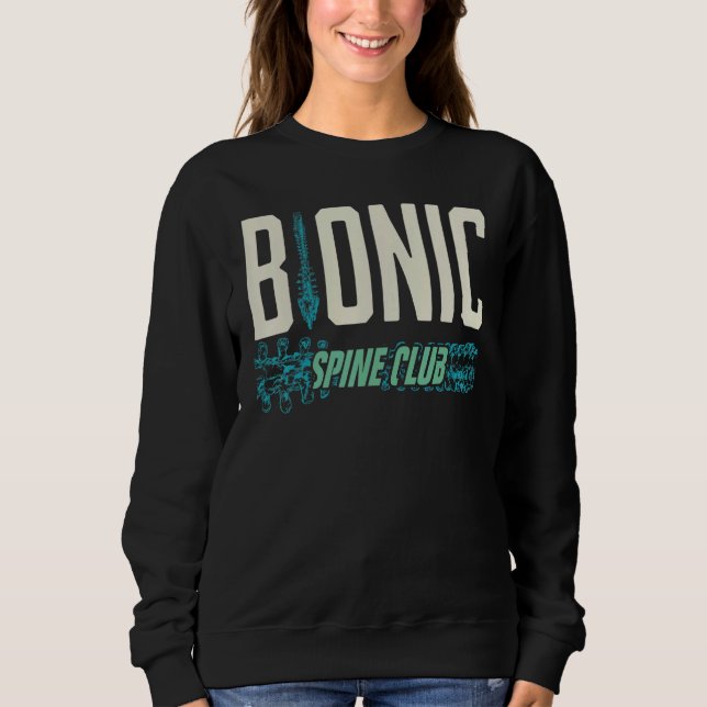 Sweatshirt Bionic Spine Surgery Lumbar Spinal Fusion Back Rec (Devant)
