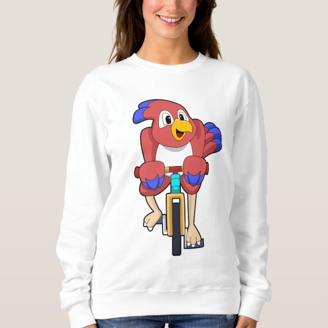 Sweatshirt Bird with bicycle (Devant)