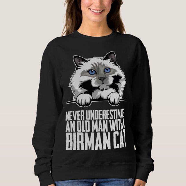 Sweatshirt Birman mom  Birman kitten  Birmans  2 (Devant)