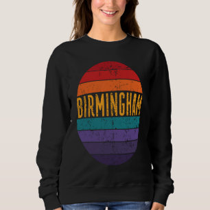 Sweatshirt Birmingham Alabama Pacific Coast Sunset 5 Distres