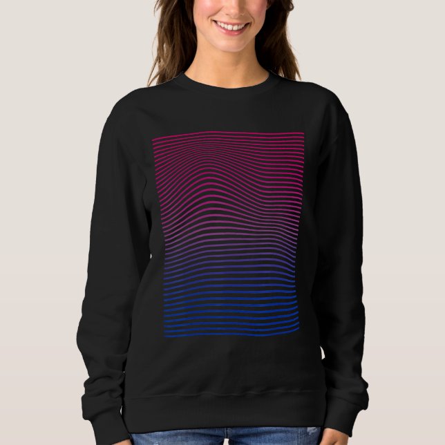Sweatshirt Bisexual Pride Subtle Bi Bisexuality Flag LGBT Pri (Devant)