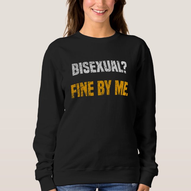 Sweatshirt Bisexuel Ça Me Va Sarcasme 1 (Devant)