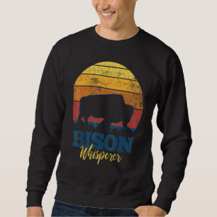 Sweatshirt Bison Buffalo Wisent