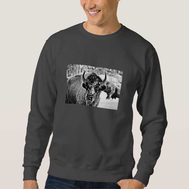 Sweatshirt Bison de Yellowstone (Devant)