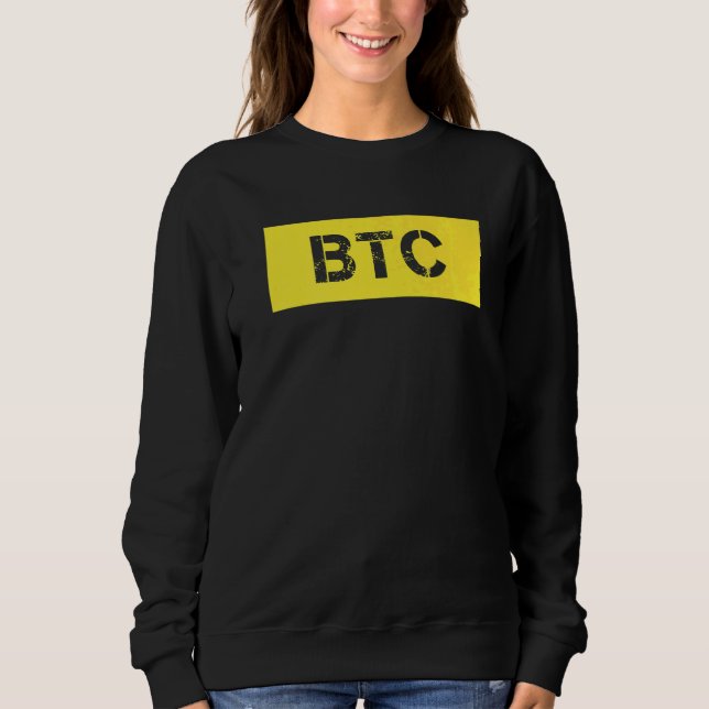 Sweatshirt Bitcoin Btc (Devant)
