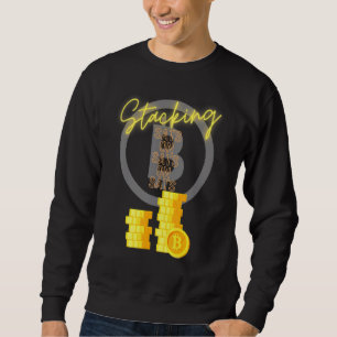 Sweatshirt Bitcoin Btc Stack Sats Cryptomonnaie Satoshi Cryp