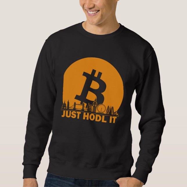 Sweatshirt Bitcoin London Skyline  London Bitcoin Maximalist (Devant)