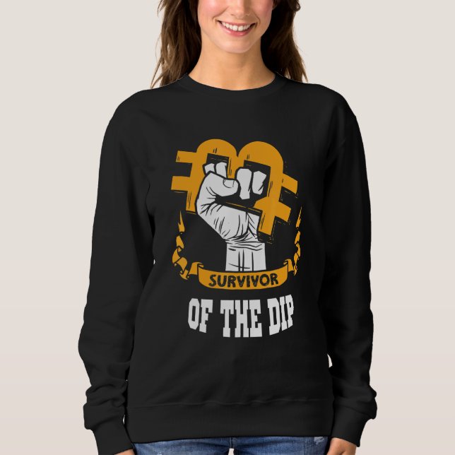Sweatshirt Bitcoin Miner Crypto Trader Btc Investisseur Crypt (Devant)