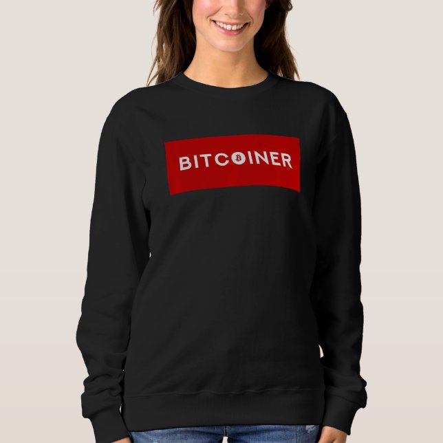 Sweatshirt Bitcoiner Bitcoin Love (Devant)
