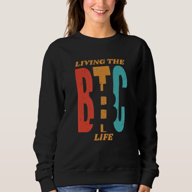 Sweatshirt Bitcoins Gold pour Bitcoiner Crypto Miner 7 (Devant)