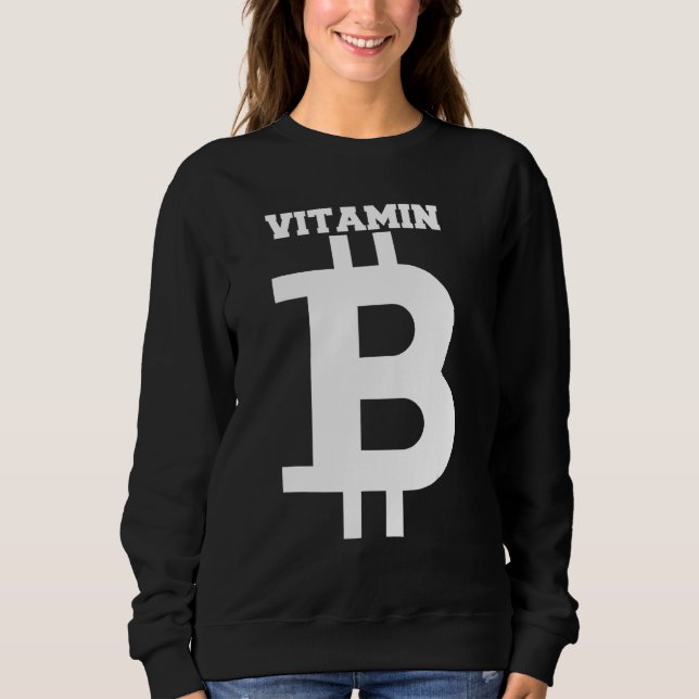 Sweatshirt Bitcoins Or pour Bitcoiner Crypto Miner 12 (Devant)