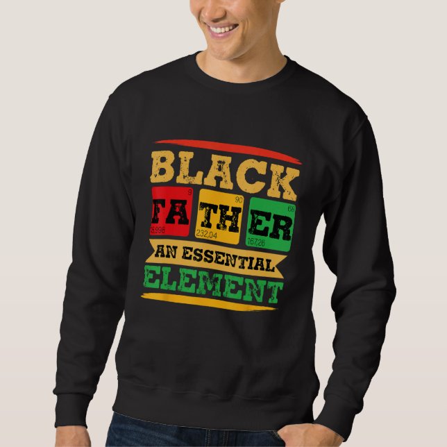 Sweatshirt Black Father Essential Element Father s Day  Black (Devant)