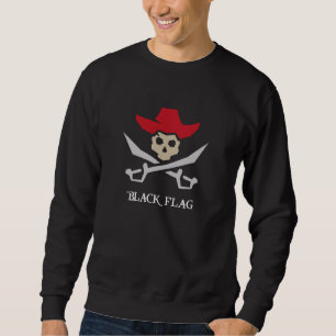 Sweatshirt Black Flag Pirate Skull
