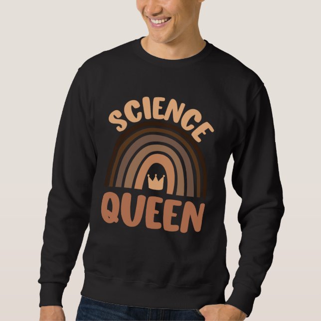 Sweatshirt Black Girls In Science Lab Tech Laboratory Science (Devant)