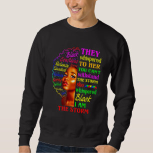 Sweatshirt Black Histoire Mois Chemise Africaine Femme Afro J
