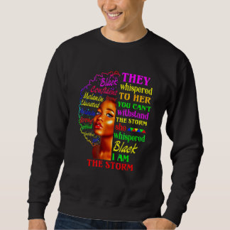Sweatshirt Black Histoire Mois Chemise Africaine Femme Afro J