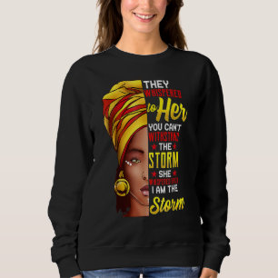 Sweatshirt Black Histoire Mois Chemise Africaine Femme Afro J
