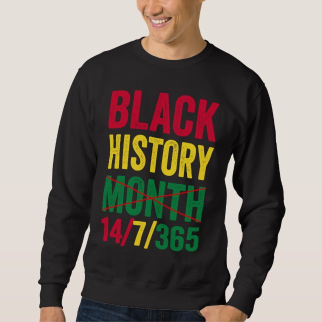 Sweatshirt Black History Month (Devant)