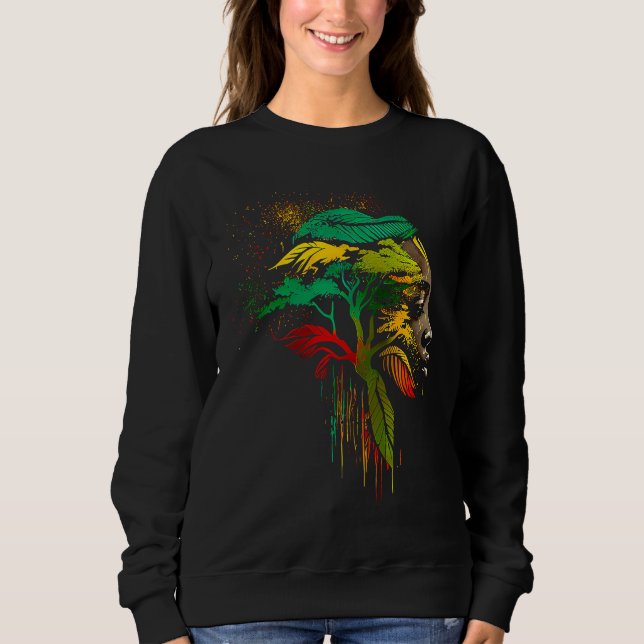 Sweatshirt Black history month  African American Ancestors' r (Devant)