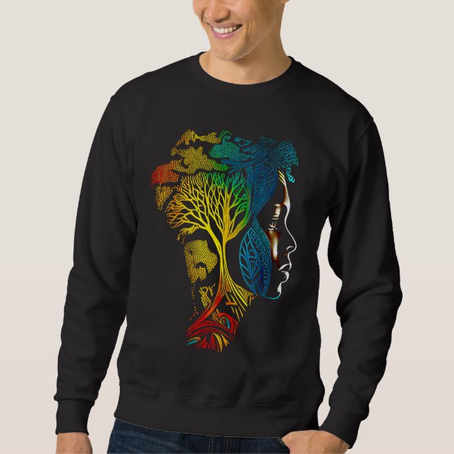 Sweatshirt Black history month  African American Ancestors' r (Devant)
